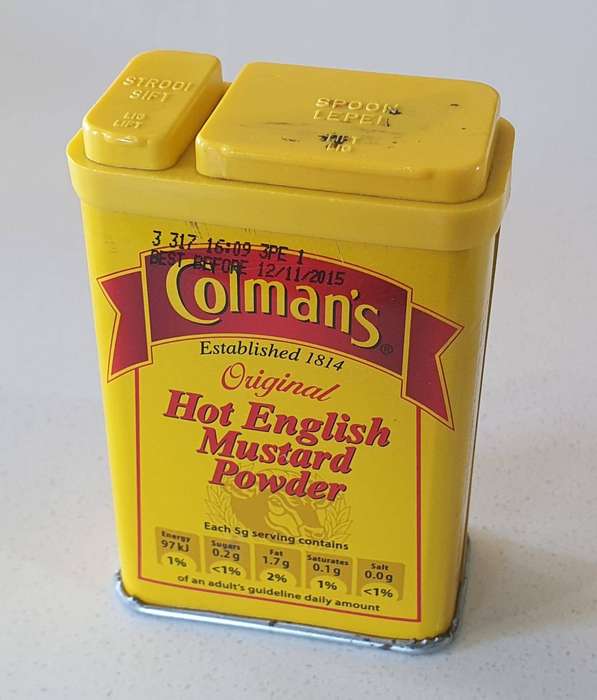 COLEMAN's mustars powder tin as per photo