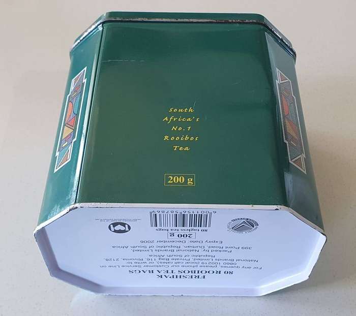 LIPTON tea tin as per photo