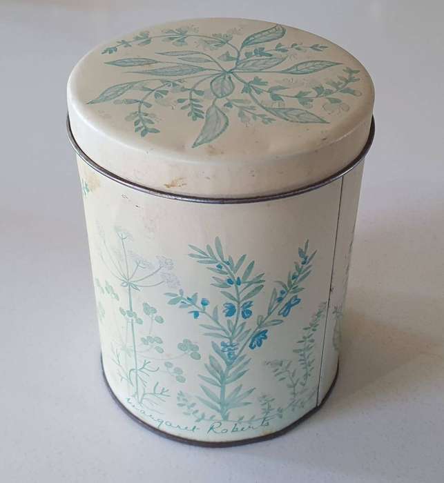 WOOLWORTHS - MARGARET ROBERTS tin as per photo