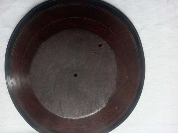 African vintage sculpture, hand carved