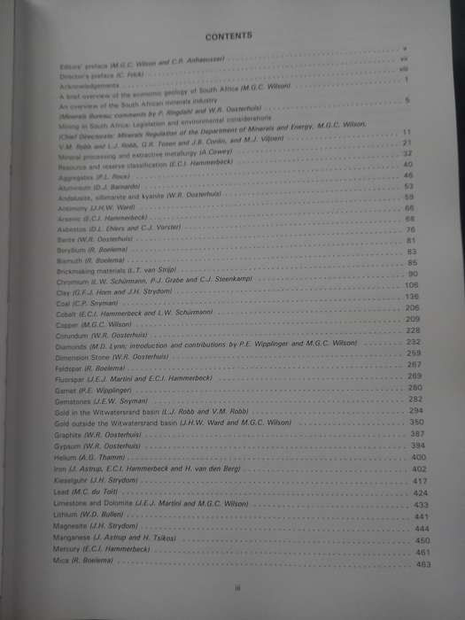The Mineral Resources of South Africa