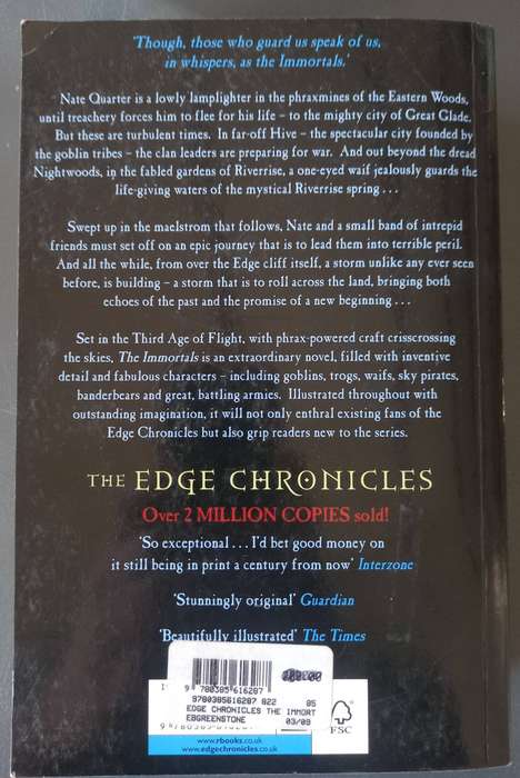 The Immortals - The Edge Chronicles