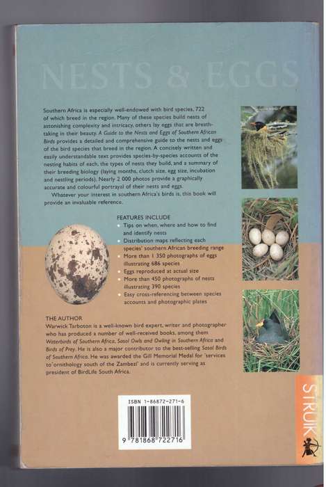 A guide to the Nest & Eggs of Southern African Birds