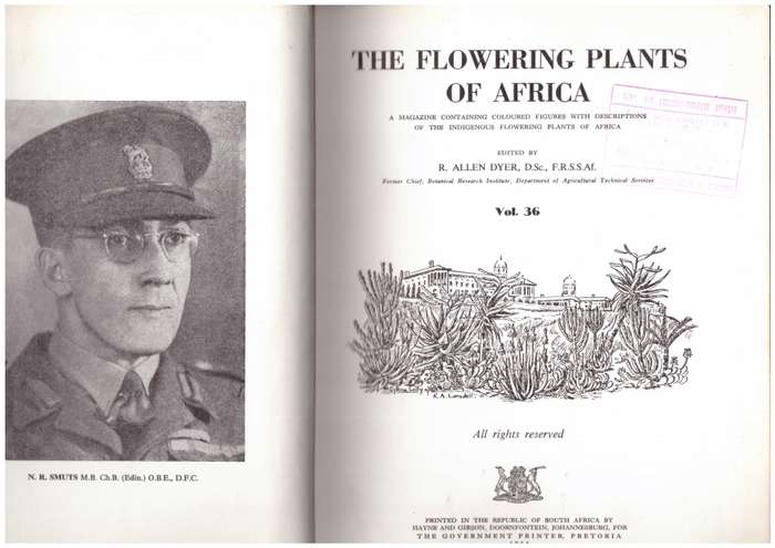 Flowering Plants of Africa - Volume 36, Plates 1401-1440