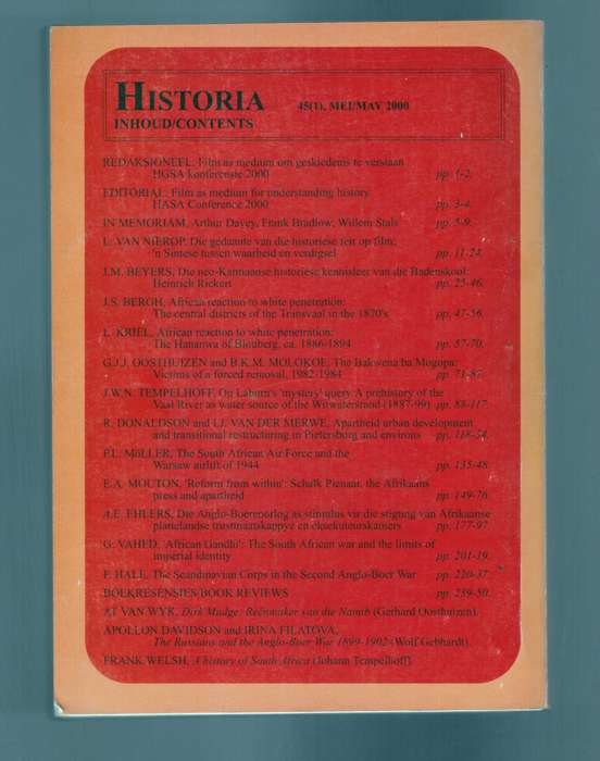 Historia Mei / May 2000