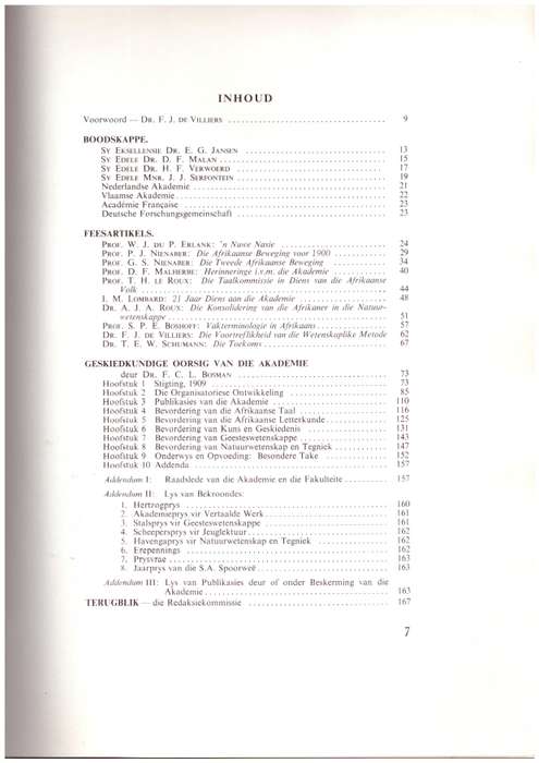 Die Suid-Afrikaanse Akademie vir Wetenskap en Kuns - Feesalbum 1909-1959