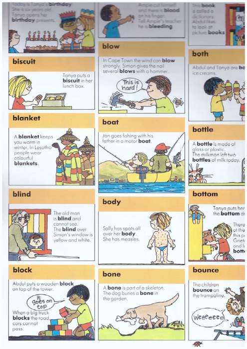 My first dictionary 1000 words for South African Boys and Girls