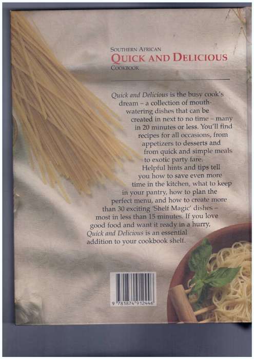 Southern African Quick and Delicious Cookbook