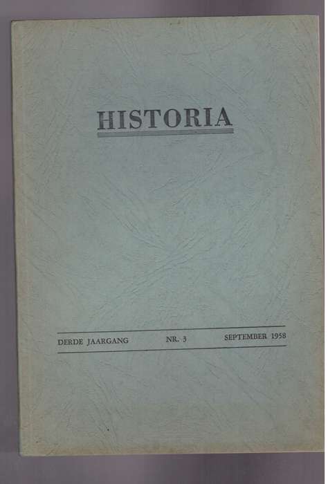 Historia September 1958 - Nr. 3