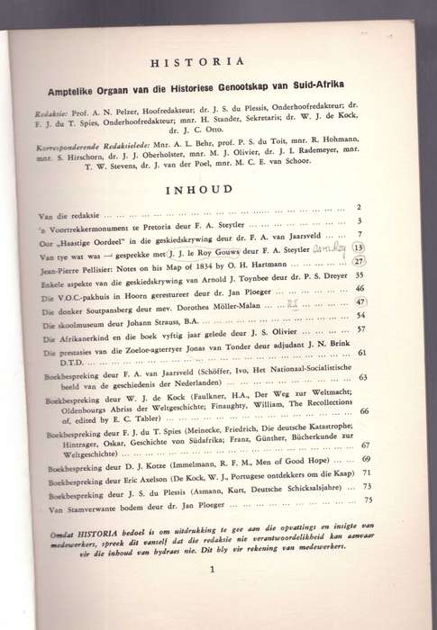 Historia Maart 1958 - Nr. 1