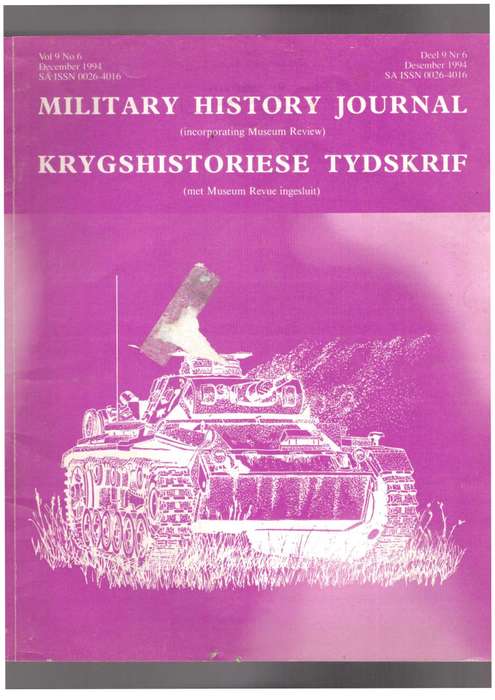 Military History Journal / Krygshistoriese Tydskrif,  Vlakfontein Anglo-Boer War, etc..