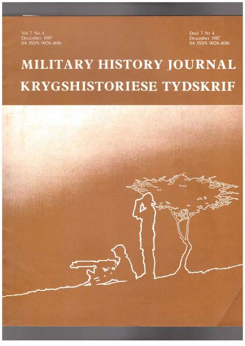Military History Journal / Krygshistoriese Tydskrif,  The Battle of the Nile, kommandant Jan Vorster