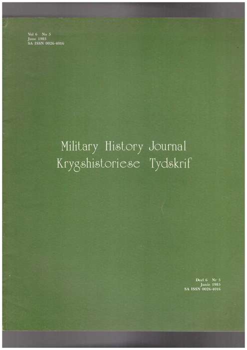 Military History Journal / Krygshistoriese Tydskrif,  Vrystaatse Vlugtelinge in Basoetoland, 1899