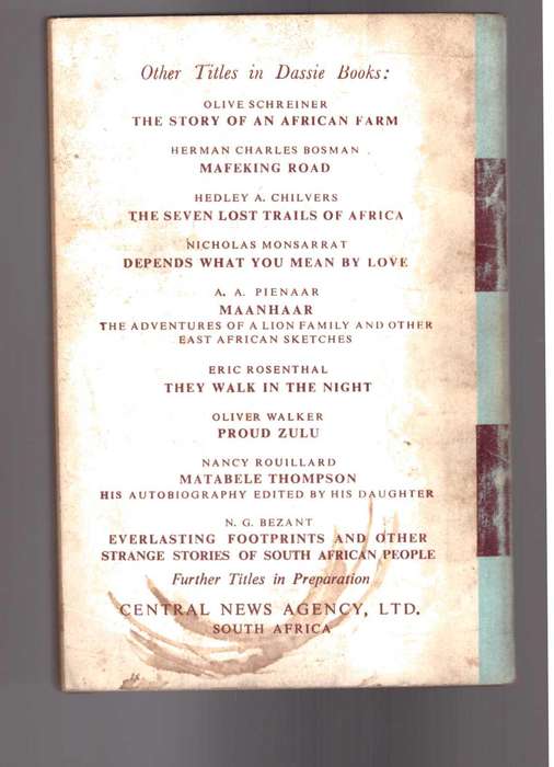 Jungle Man the Autobiography of Major P.J. Pretorius