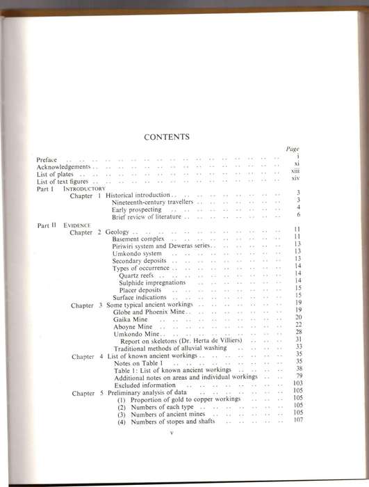 Ancient Mining in Rhodesia and adjacent areas