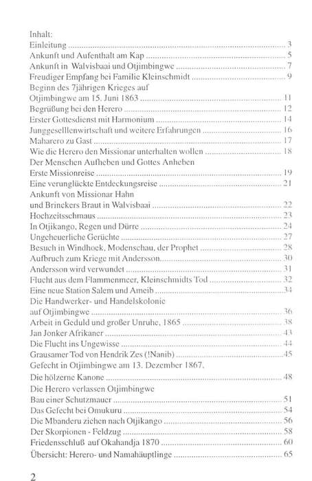 Aus alten Tagen in Südwest, Heft 14, Herero-Namakrieg 1863-1870