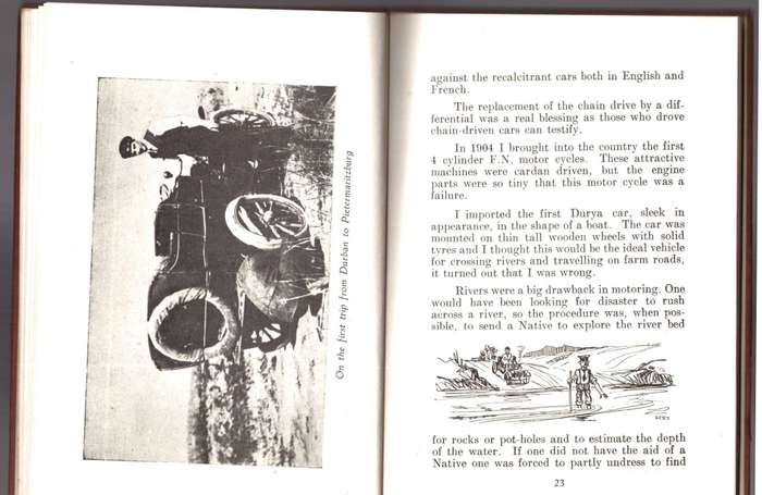 A Romance of Motor Pioneering in South Africa - SIGNED