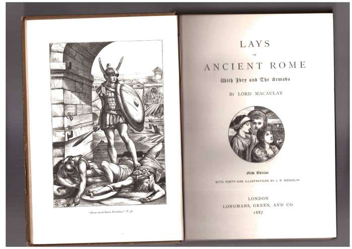 Lays of Ancient Rome, with Ivry and the Armada (1886)