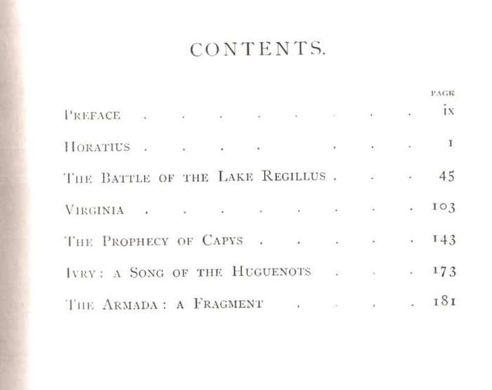 Lays of Ancient Rome, with Ivry and the Armada (1886)