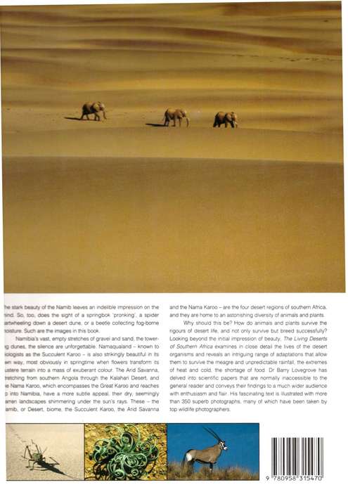 The Living Deserts of Southern Africa - Barry Lovegrove SIGNED