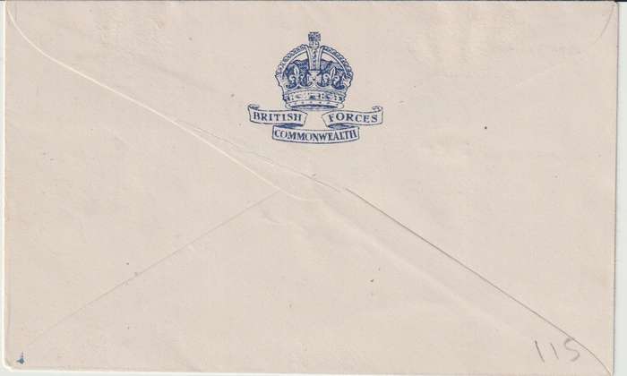 Australia Occupation of Japan 1948 set of 7 very fine on British Forces monogrammed cover