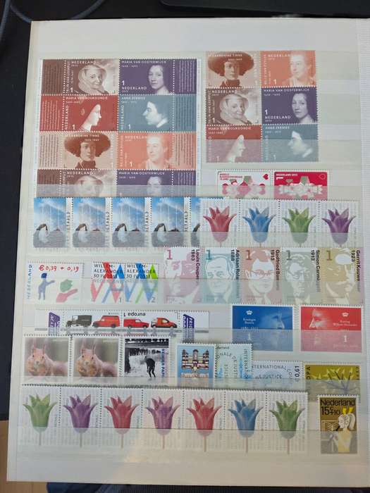 Netherlands Collection in 3 large stock books with strong modern period very fine mint
