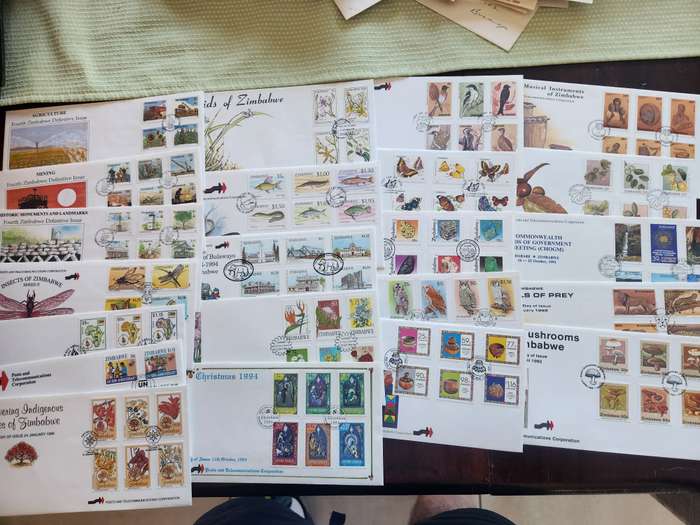 Rhodesia & World Collection of mint, used, first day covers, full sheets