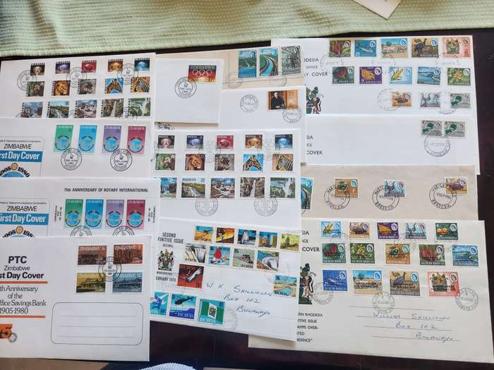 Rhodesia & World Collection of mint, used, first day covers, full sheets