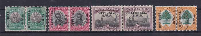 South West Africa Officials 1931 set of 4, fine used