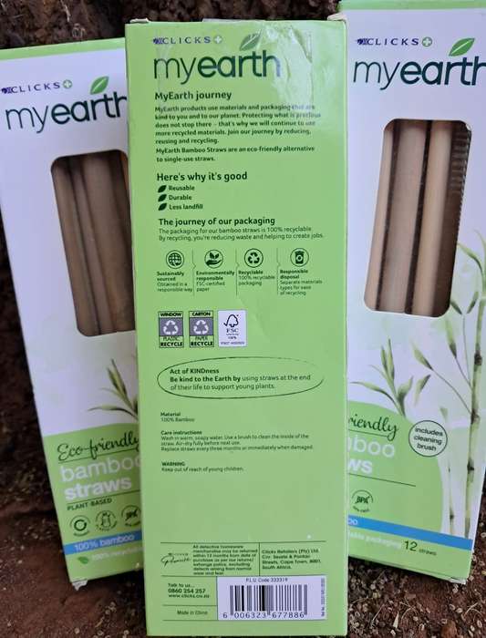 SPECIAL MyEarth Bamboo Straws 12pc