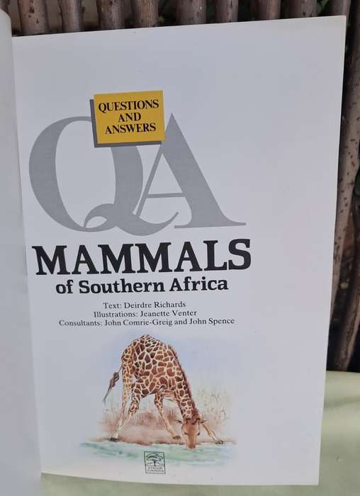 Questions and Answers: Mammals of Southern Africa (1990)