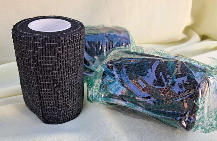 Cohesive Elastic Conforming Bandage Black 75mm