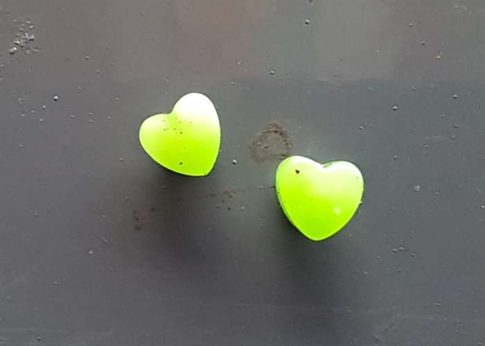 Glow-in-the-dark Non-piercing Magnetic Earrings - Hearts