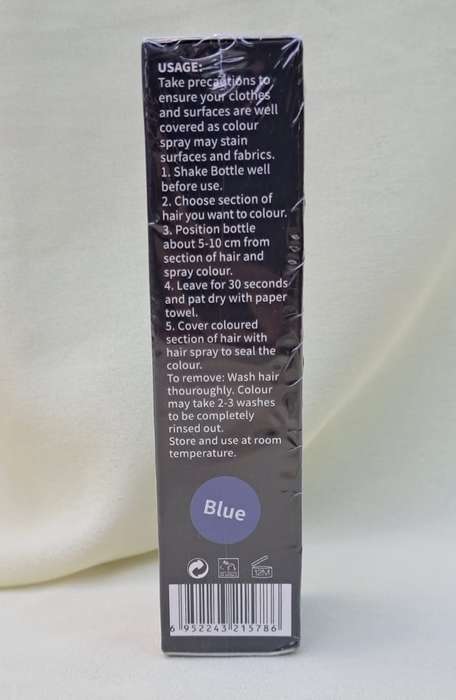 Melao Temporary Hair Colour Spray - Blue