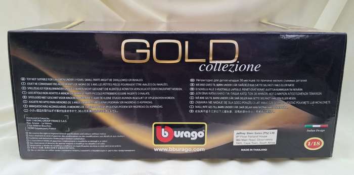 Bburago Gold Collezione 1:18 Mercedes-Benz SSK (1928)