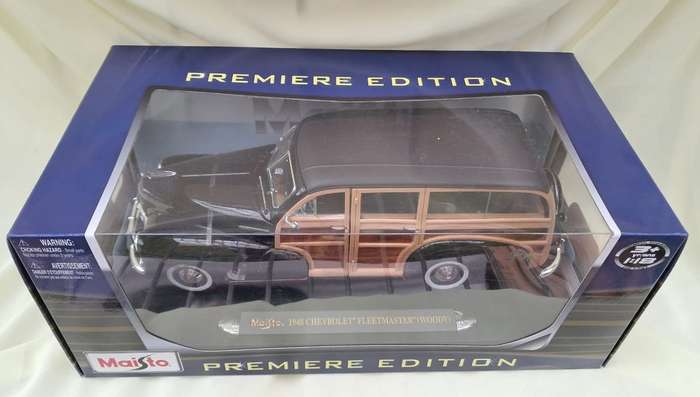 Maisto Premiere Edition 1:18 1948 Chevrolet Fleetmaster Woody