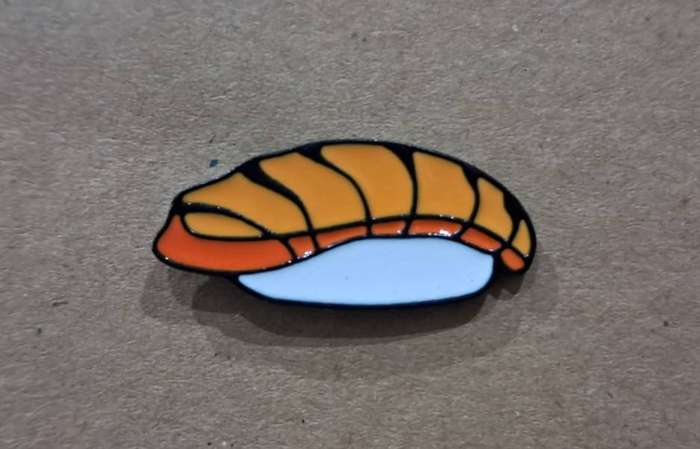 Enamel Metal Pin Badge Sushi - Nigiri