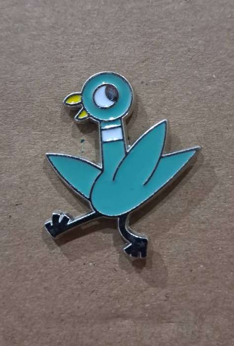 Enamel Metal Pin Badge Don't Let the Pigeon Drive the Bus