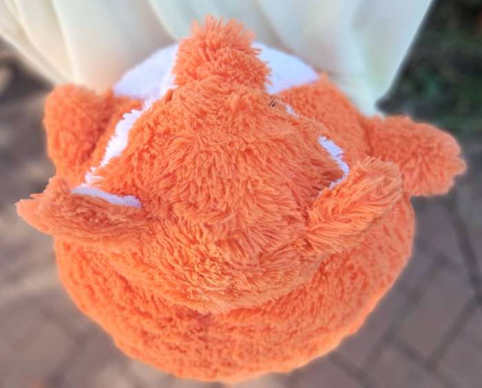 Plush Round Orange Fox