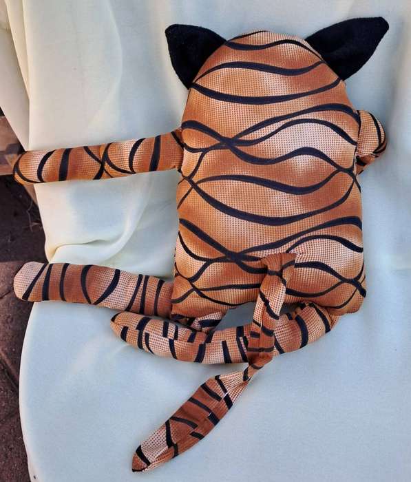 Handmade Stuffed Tiger-Cat Soft Toy