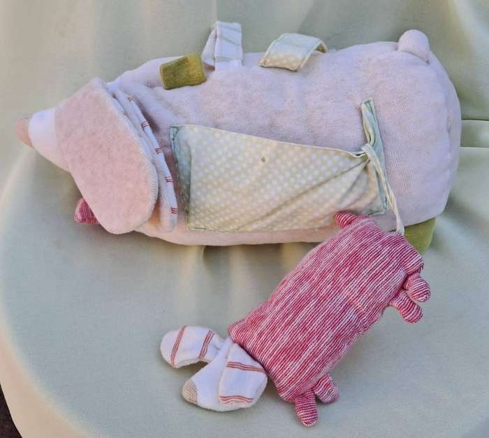 Plush Dog and Puppy Sensory Toy - Koko la lune