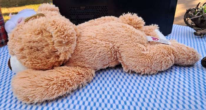 Plush Lying Teddy Bear