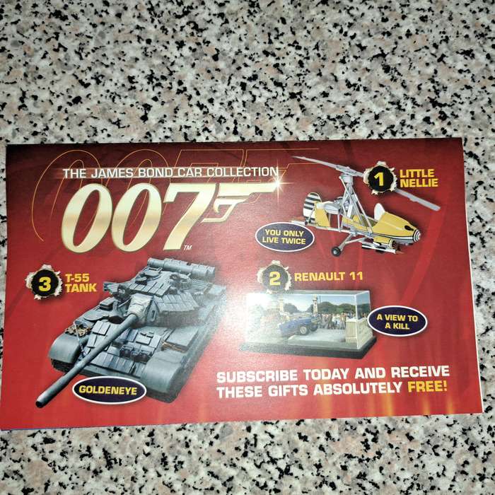 James Bond 007 - Full Set of 134 + 3 models