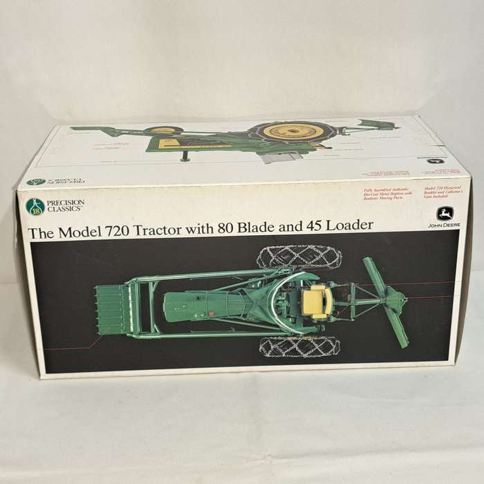 John Deere Tractor No 18  Tractor 720 +Blade 80 + Loader 45 - Classics Series - Scale 1/16