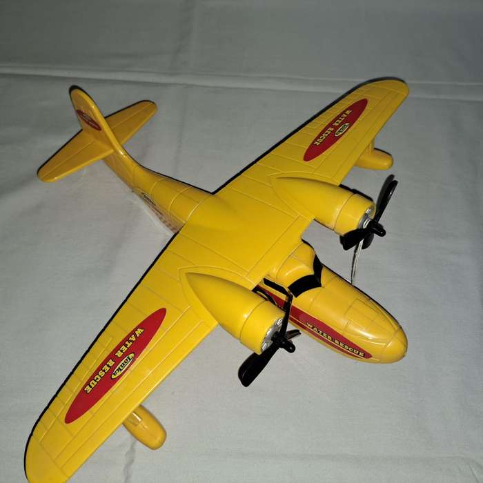 Tin Tinplate Plastic Tonka Water Rescue Plane