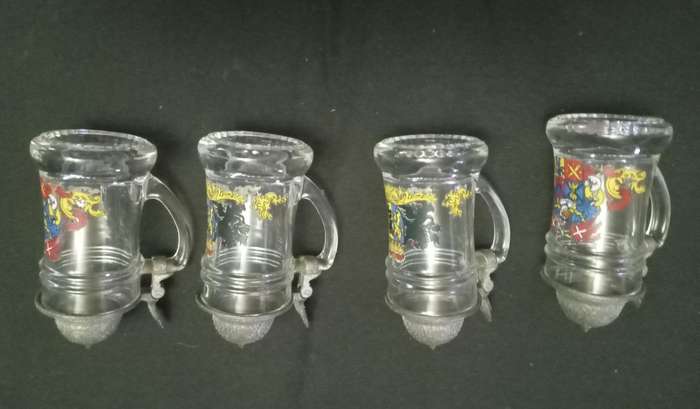 x4 Beerstein shot glasses