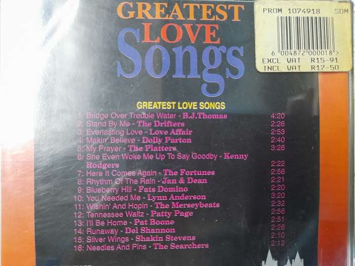 Greatest love songs