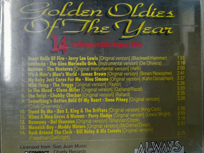 Golden oldies of the year