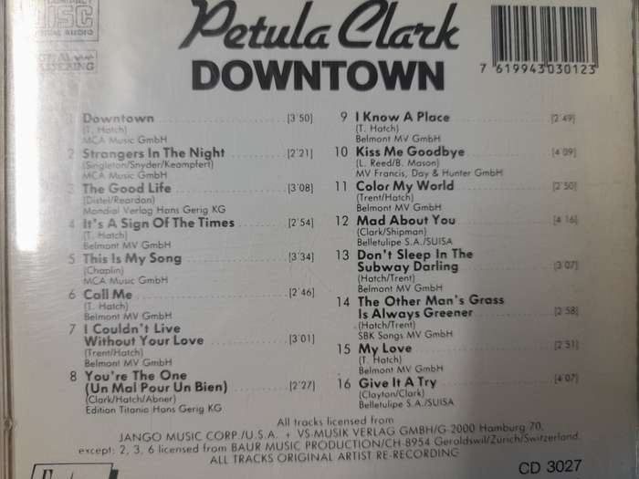 Petula Clark - Down Town