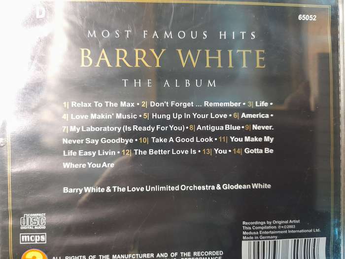 Barry White - The Album CD2